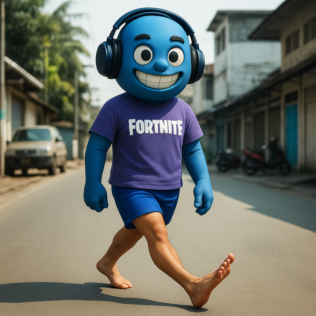 Mr fortnite a guy who likes to play fortnite everyday that dresses in
