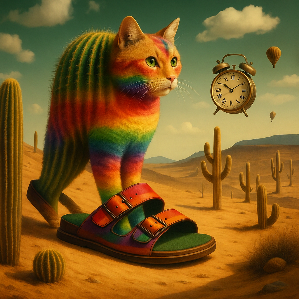 a gay cat
