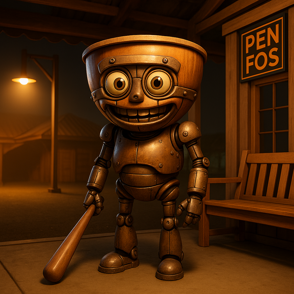 a animatronic mixed with a bowl
